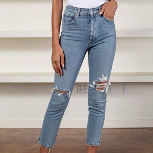 Riley High Rise Straight Jean